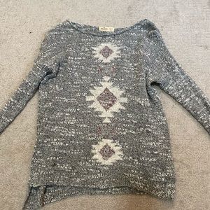 graphic sweater
